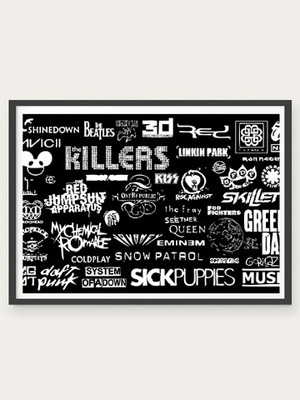 70% OFF on Music Band Logo 3D Poster 70% OFF on Music Band Logo 3D Poster