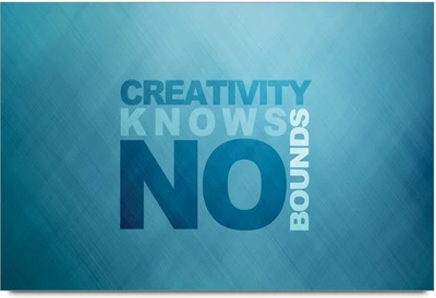 34% OFF on Amy Creativity Knows No Bounds Quote 3D Poster