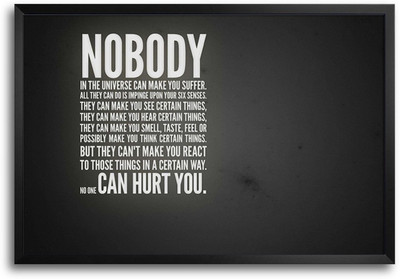 46% OFF on Nobody in the Universe Quote Minimal Laminated Framed Paper Print 46% OFF on Nobody in the Universe Quote Minimal Laminated Framed Paper Print