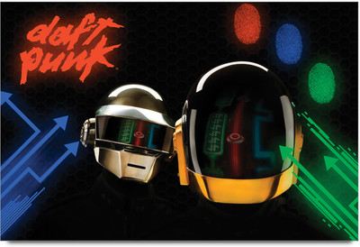 53% OFF on Daft Punk Poster Paper Print
