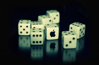 62% OFF on Rolling Dice Apple Poster Photographic Paper