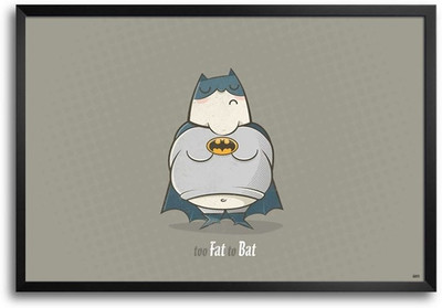 74% OFF on Too Fat To Bat Fp00004546 Framed Photographic Paper