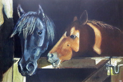 70% OFF on Horse Image Paper Print