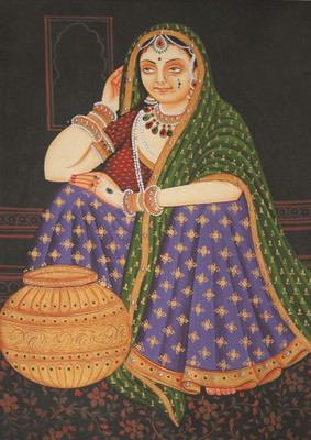 33% OFF on Village Lady Paper Print 33% OFF on Village Lady Paper Print