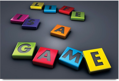 75% OFF on Amy Life Is A Game 3D Block Quote 3D Poster 75% OFF on Amy Life Is A Game 3D Block Quote 3D Poster