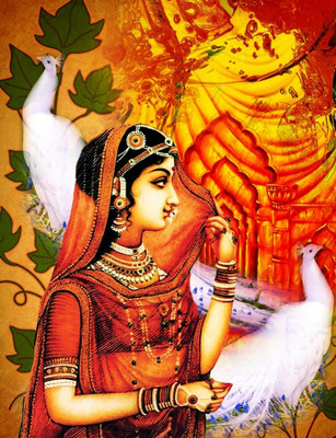 70% OFF on Canvas Painting Without Frame -Queen Canvas Art