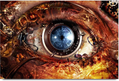 75% OFF on Steampunk Paper Print