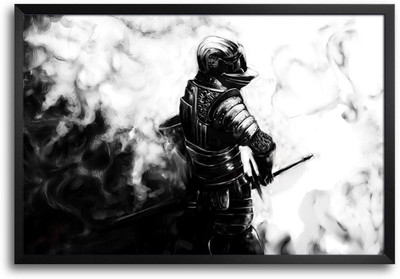 46% OFF on Monochrome Gaming Fighter Laminated Framed Paper Print 46% OFF on Monochrome Gaming Fighter Laminated Framed Paper Print