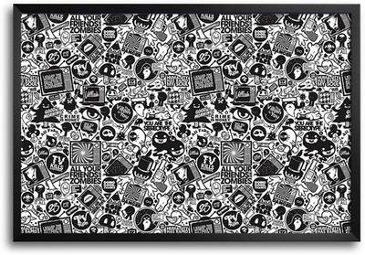 74% OFF on Black And White Graffiti Fp00004401 Framed Photographic Paper 74% OFF on Black And White Graffiti Fp00004401 Framed Photographic Paper