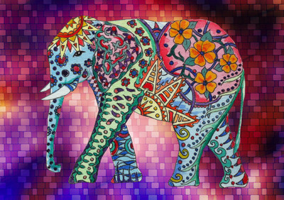 47% OFF on Ethnic Elephant 12 Fine Art Print 47% OFF on Ethnic Elephant 12 Fine Art Print