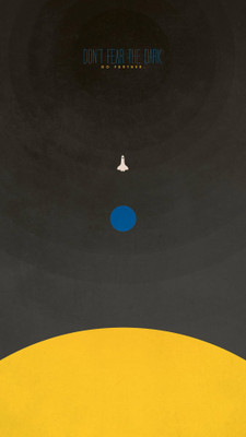 66% OFF on Urbanhomz Don't Fear Poster Paper Print