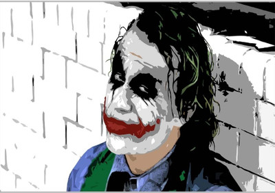 37% OFF on Joker's Style Poster (18 x 12 Inches) by Shopkeeda Paper Print