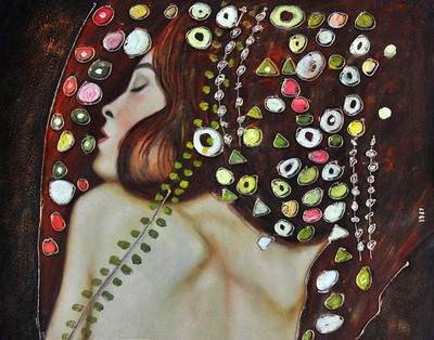 80% OFF on Holicshop lady Canvas Pianting without Frame Canvas Art