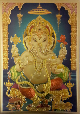 60% OFF on Shree Ganesh Ji FCS Fine Art Print