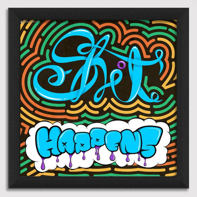 Shit Happens Canvas Art