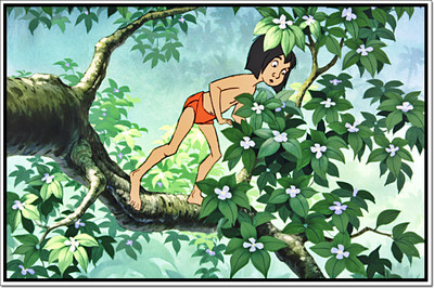 Jungle Book Mowgli On The Tree Poster Paper Print Jungle Book Mowgli On The Tree Poster Paper Print