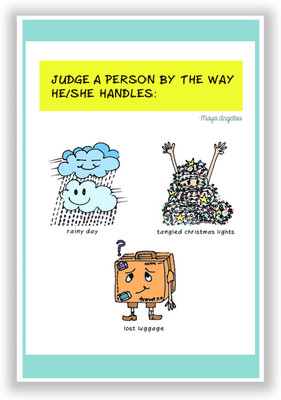 27% OFF on PosterGuy Maya Angelou Quote Motivational Funny Poster Paper Print