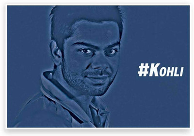 37% OFF on PosterGuy Virat Kohli Fan Art Graphic Illustration Paper Print