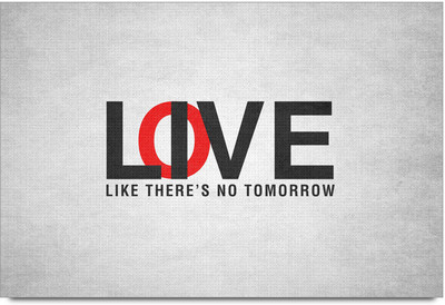 62% OFF on Quote Of Live Love Paper Print