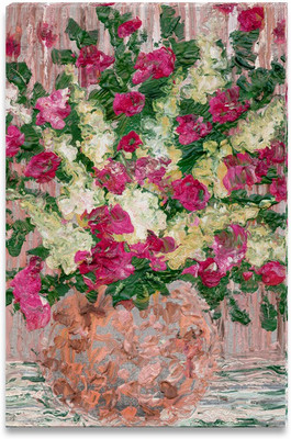 43% OFF on Vase with Bouquet of Flowers Canvas Art