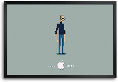46% OFF on Steve Jobs 8-Bit Graphic Minimal Art Laminated Framed Paper Print 46% OFF on Steve Jobs 8-Bit Graphic Minimal Art Laminated Framed Paper Print