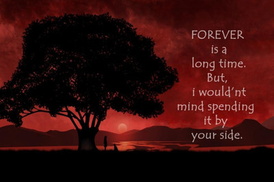 62% OFF on Forever Love Quote Poster Photographic Paper