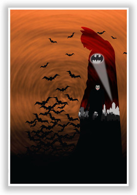 42% OFF on Batman and Joker The Dark Knight Poster Paper Print
