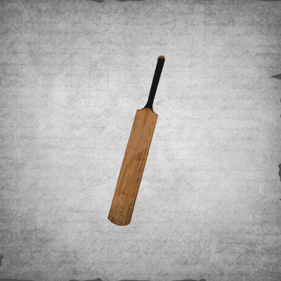 37% OFF on Cricket Bat Vintage Paper Print