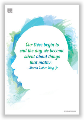 28% OFF on PosterGuy Preseed Print Martin Luther King Motivational Poster Paper Print