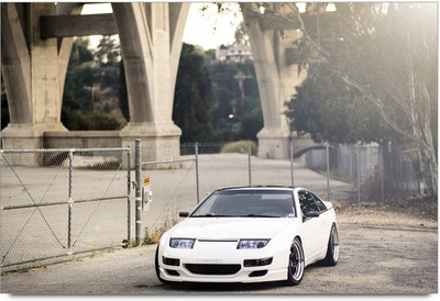 75% OFF on Amy Super Cool White Nissan 300zx Paper Print