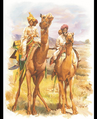 77% OFF on Painting Without Frame - Lake Trip Canvas Art