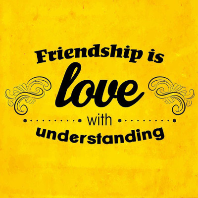 28% OFF on Friendship is Love with Understanding Paper Print 28% OFF on Friendship is Love with Understanding Paper Print