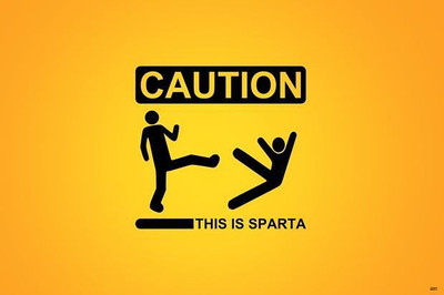 64% OFF on Caution This Is Sparta Photographic Paper