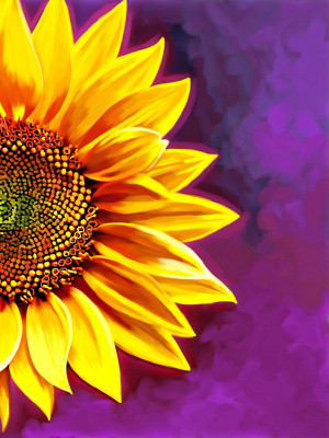 64% OFF on Floral Painting Canvas Art