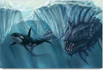 50% OFF on See monster Paper Print