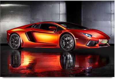 34% OFF on Orange Lamborghini Paper Print 34% OFF on Orange Lamborghini Paper Print