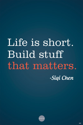 79% OFF on Siqi Chen Quote Paper Print