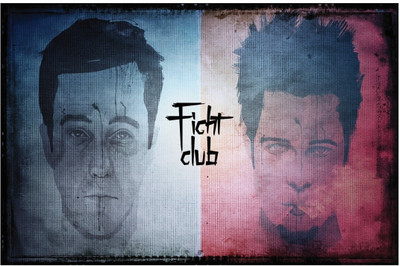 75% OFF on Artmagik Fight Club Poster Fine Art Print