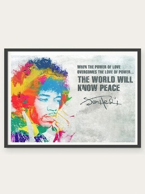 70% OFF on Jimi Hendrix 3D Poster