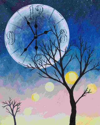 23% OFF on Painting without Frame Scenery-90 (22X34) Canvas Art