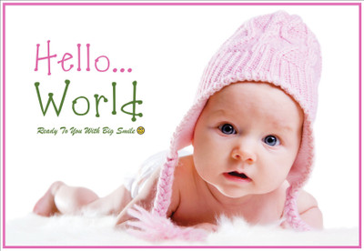 37% OFF on Baby Poster - Hello World Paper Print 37% OFF on Baby Poster - Hello World Paper Print