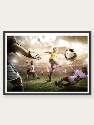 70% OFF on Football Play Football Series Paper Print