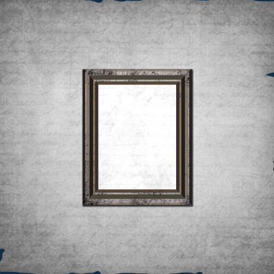 6% OFF on Empty Photo Frame Vintage Paper Print