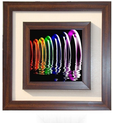 29% OFF on Lila Painting DVL- S- 487 With Wooden Frame Canvas Art