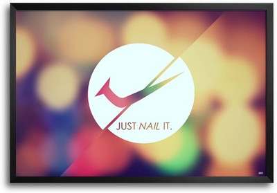 74% OFF on Just Nail It Fp00004458 Framed Photographic Paper
