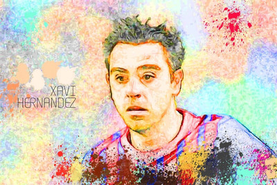 35% OFF on Xavi Football Icon Photographic Paper