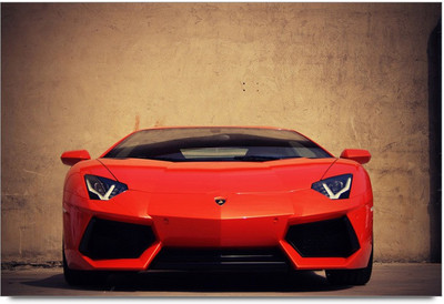 75% OFF on Amy Vintage 3D Red Hot Lamborghini Aventador Paper Print 75% OFF on Amy Vintage 3D Red Hot Lamborghini Aventador Paper Print