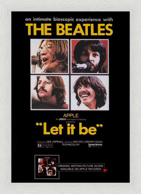 51% OFF on The Beatles- Let it be Framed Poster Fine Art Print