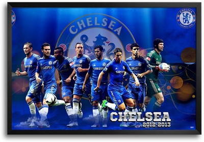 74% OFF on Team Of Chelsea Fp00004297 Framed Photographic Paper