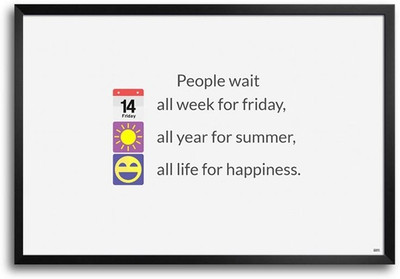 74% OFF on People Wait Quote Fp00004169 Framed Photographic Paper 74% OFF on People Wait Quote Fp00004169 Framed Photographic Paper